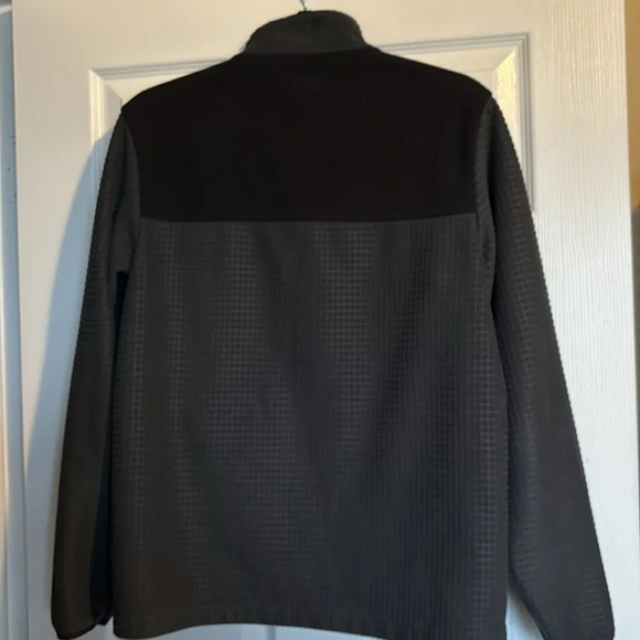 Lands’ End men’s black full zip fleece jacket size small - Picture 7 of 9